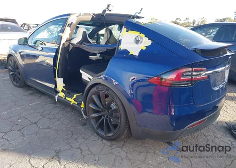 2019 Tesla Model X 100D/75D/Long Range from USA, damaged, VIN 5YJXCAE23KF192296
